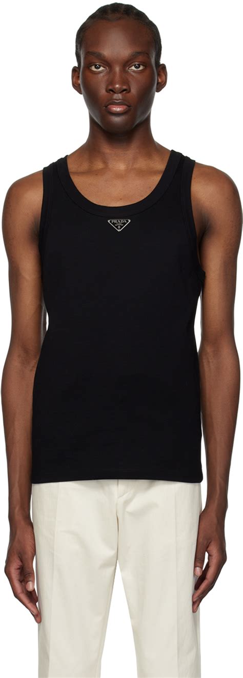 prada tank top men|prada black tank top.